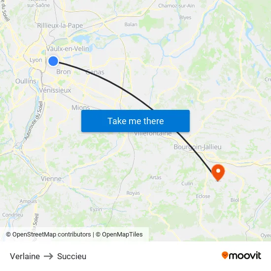 Verlaine to Succieu map