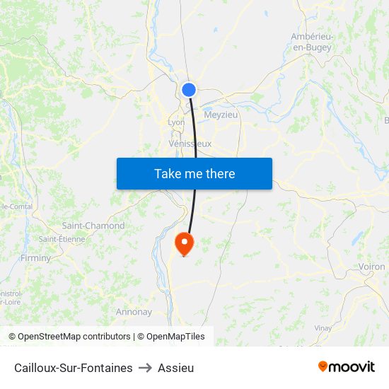 Cailloux-Sur-Fontaines to Assieu map