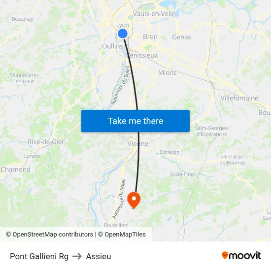 Pont Gallieni Rg to Assieu map
