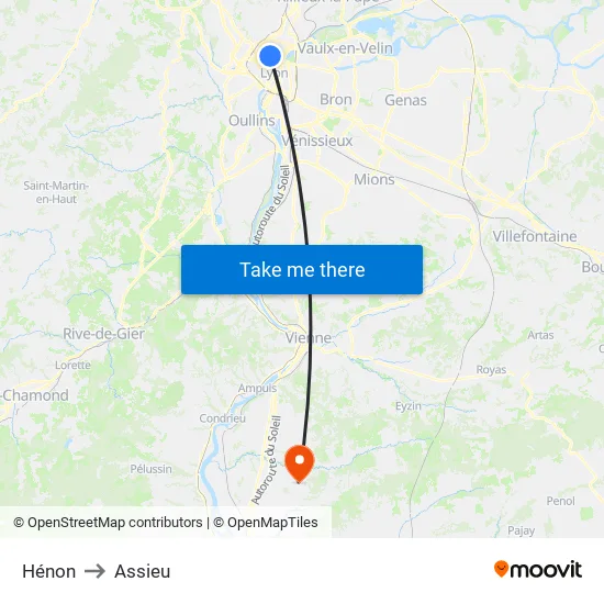 Hénon to Assieu map