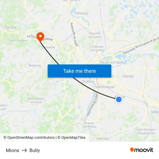 Mions to Bully map