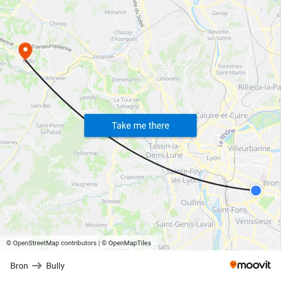 Bron to Bully map
