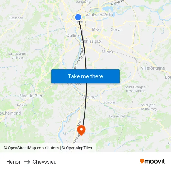 Hénon to Cheyssieu map