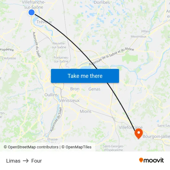 Limas to Four map