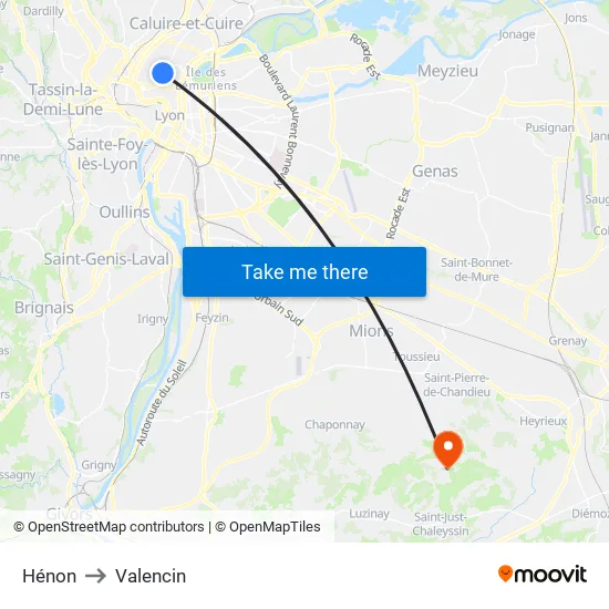 Hénon to Valencin map