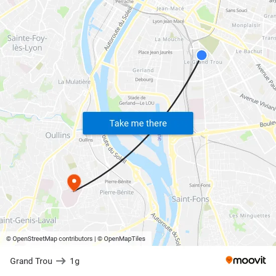 Grand Trou to 1g map