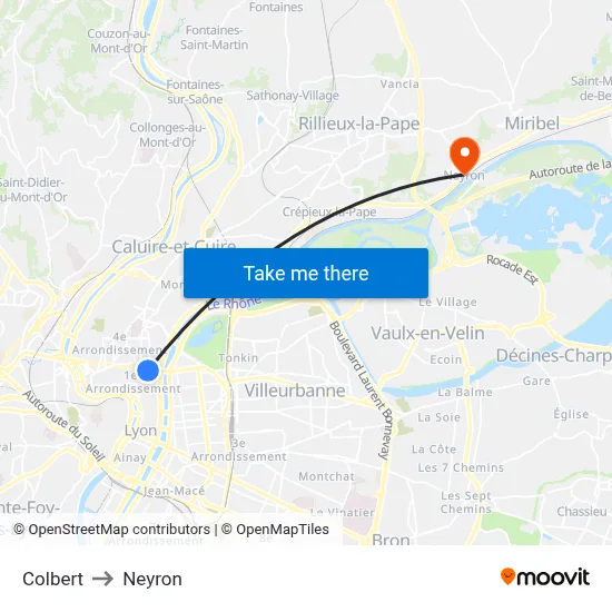 Colbert to Neyron map