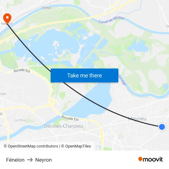 Fénelon to Neyron map