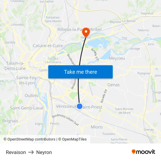 Revaison to Neyron map