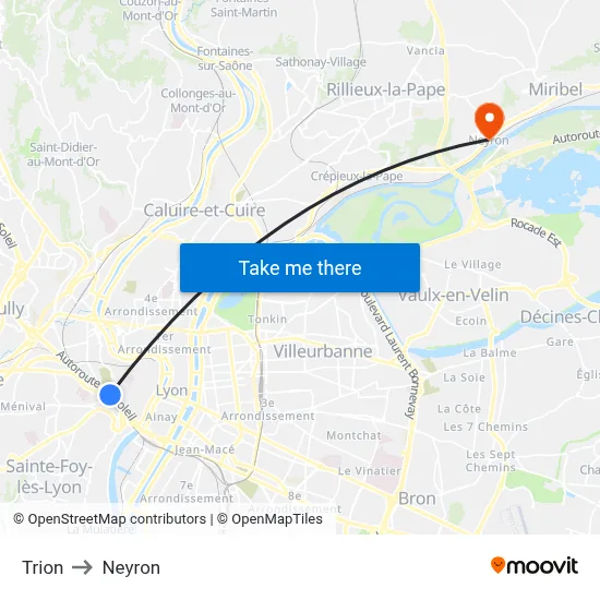 Trion to Neyron map