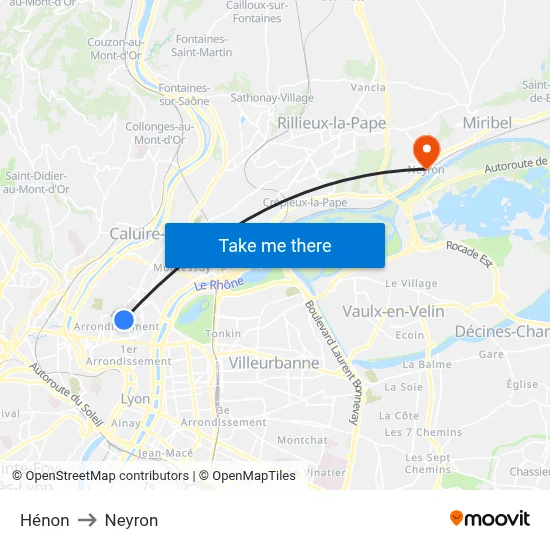Hénon to Neyron map