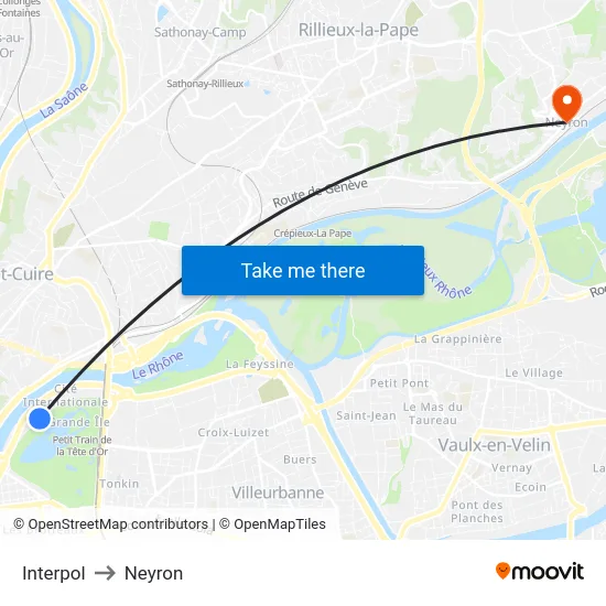 Interpol to Neyron map