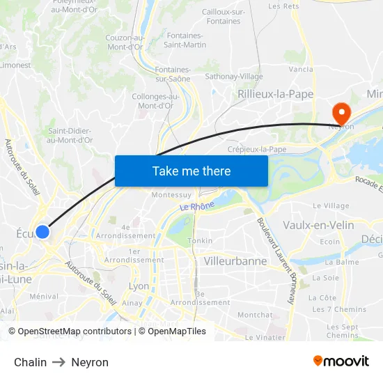 Chalin to Neyron map