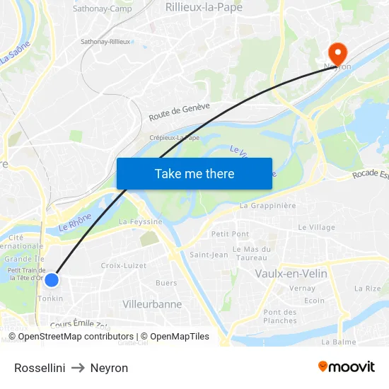 Rossellini to Neyron map