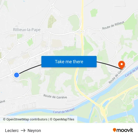 Leclerc to Neyron map