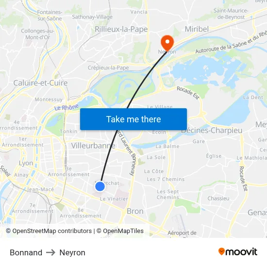 Bonnand to Neyron map