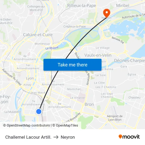 Challemel Lacour Artill. to Neyron map