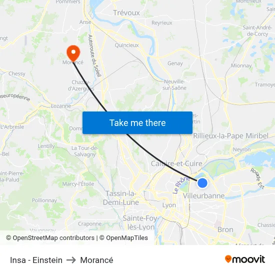 Insa - Einstein to Morancé map