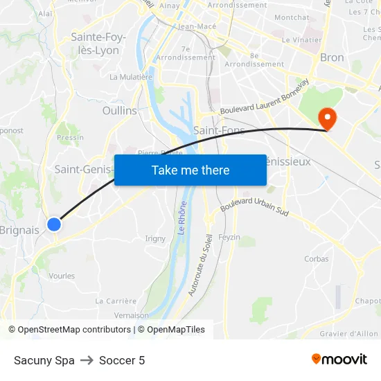 Sacuny Spa to Soccer 5 map