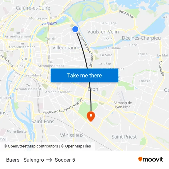 Buers - Salengro to Soccer 5 map