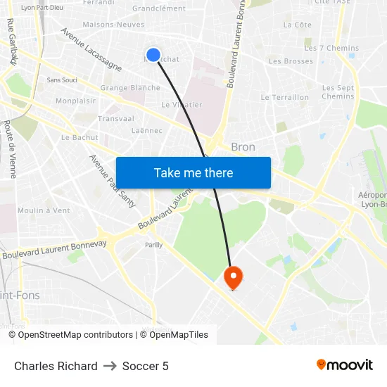 Charles Richard to Soccer 5 map