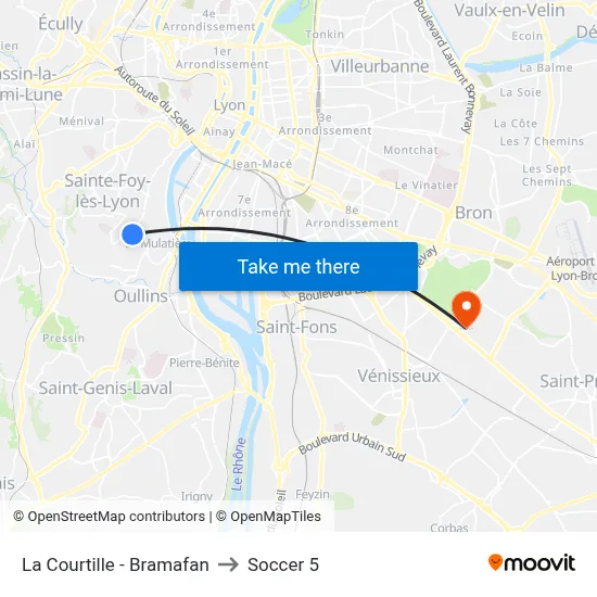 La Courtille - Bramafan to Soccer 5 map