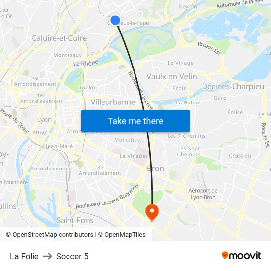 La Folie to Soccer 5 map