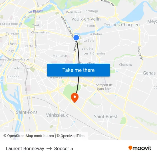 Laurent Bonnevay to Soccer 5 map