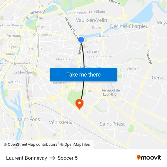 Laurent Bonnevay to Soccer 5 map