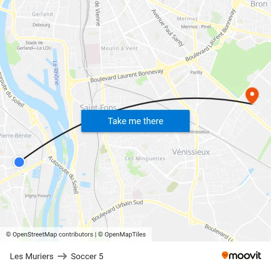 Les Muriers to Soccer 5 map