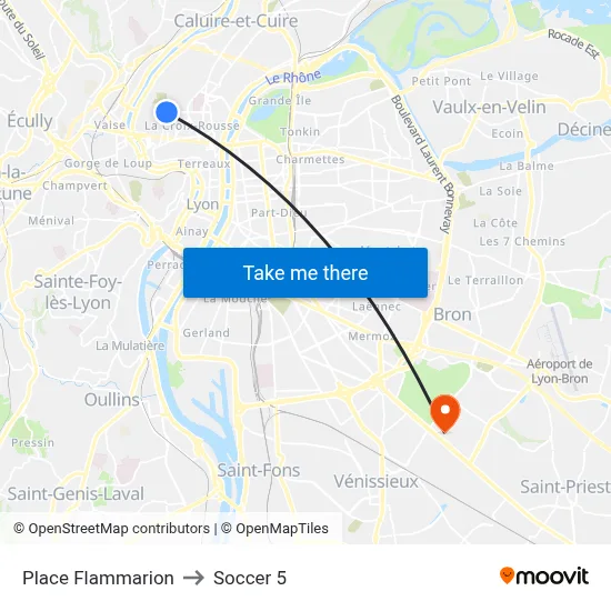 Place Flammarion to Soccer 5 map