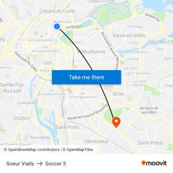 Soeur Vially to Soccer 5 map