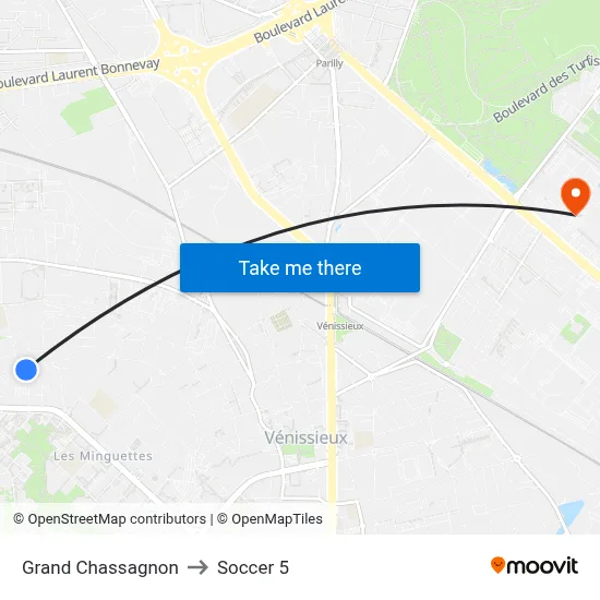 Grand Chassagnon to Soccer 5 map