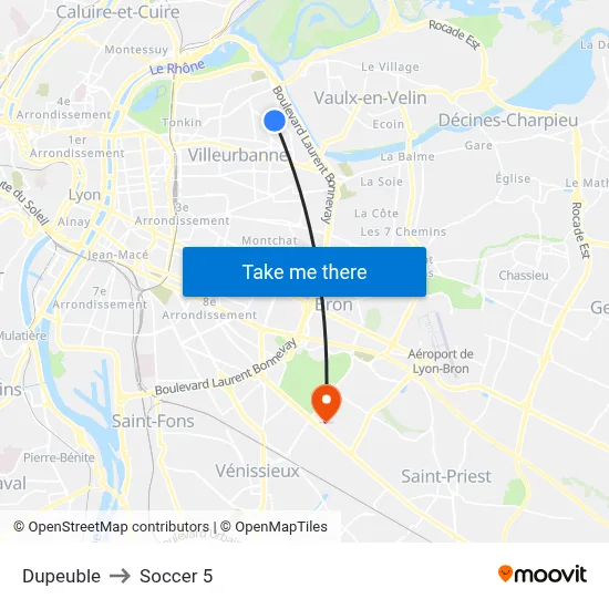 Dupeuble to Soccer 5 map