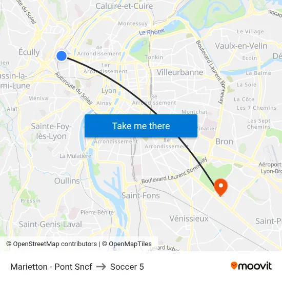 Marietton - Pont Sncf to Soccer 5 map