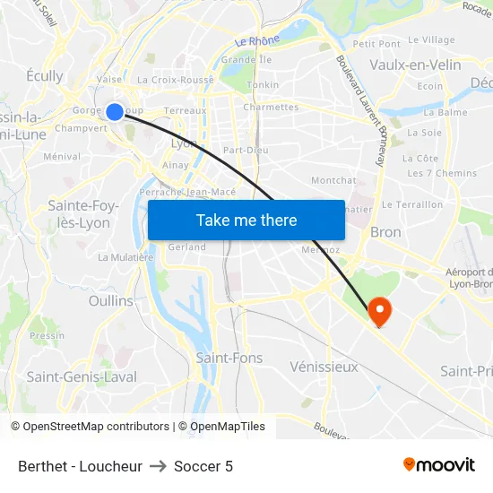 Berthet - Loucheur to Soccer 5 map