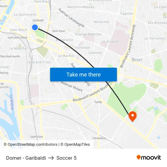 Domer - Garibaldi to Soccer 5 map