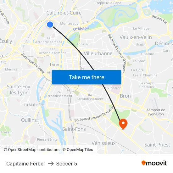 Capitaine Ferber to Soccer 5 map