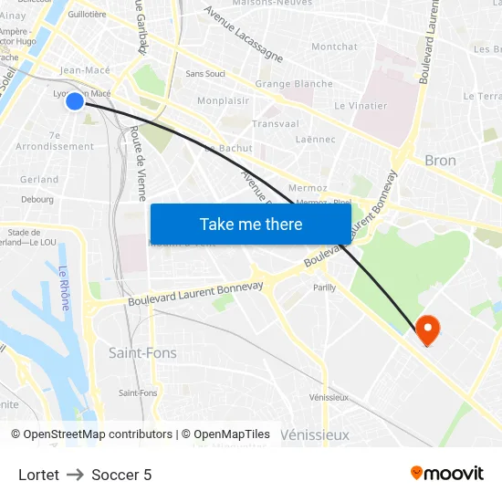 Lortet to Soccer 5 map