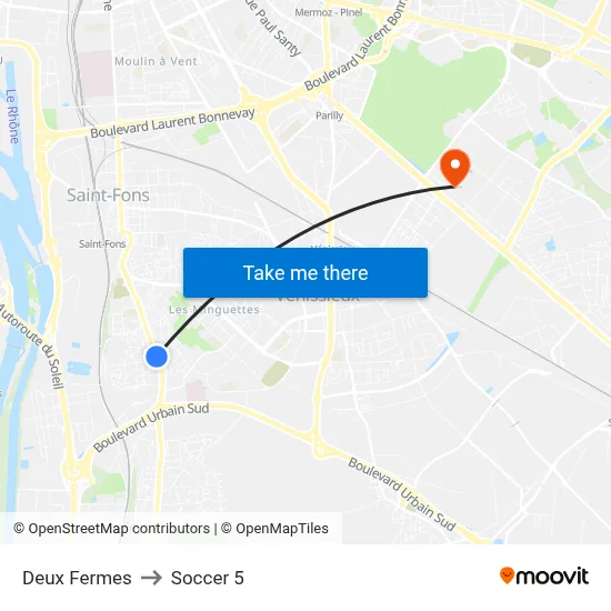 Deux Fermes to Soccer 5 map