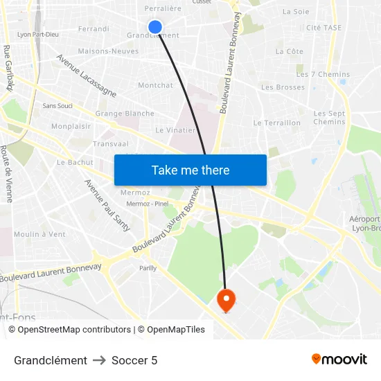 Grandclément to Soccer 5 map