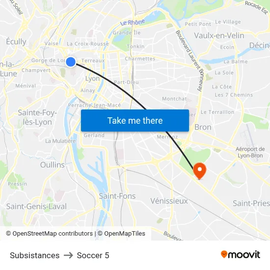 Subsistances to Soccer 5 map