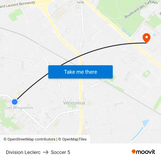 Division Leclerc to Soccer 5 map