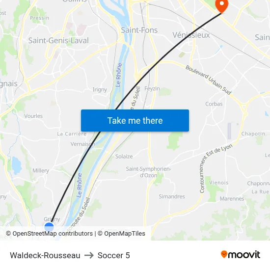 Waldeck-Rousseau to Soccer 5 map