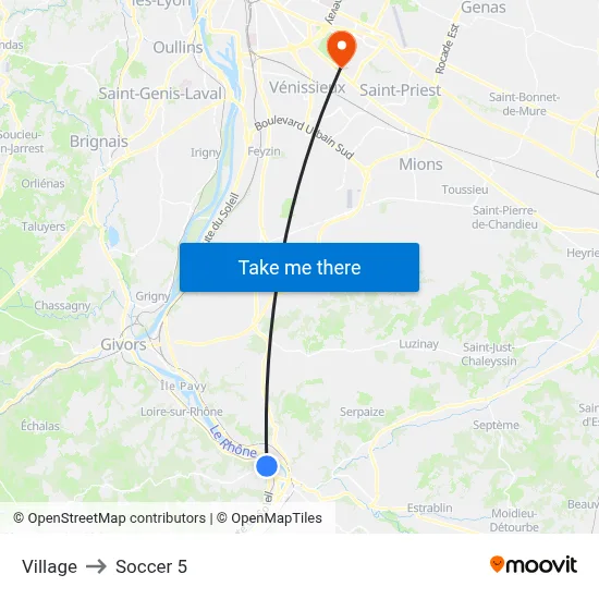 Village to Soccer 5 map