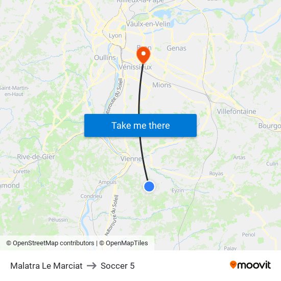 Malatra Le Marciat to Soccer 5 map