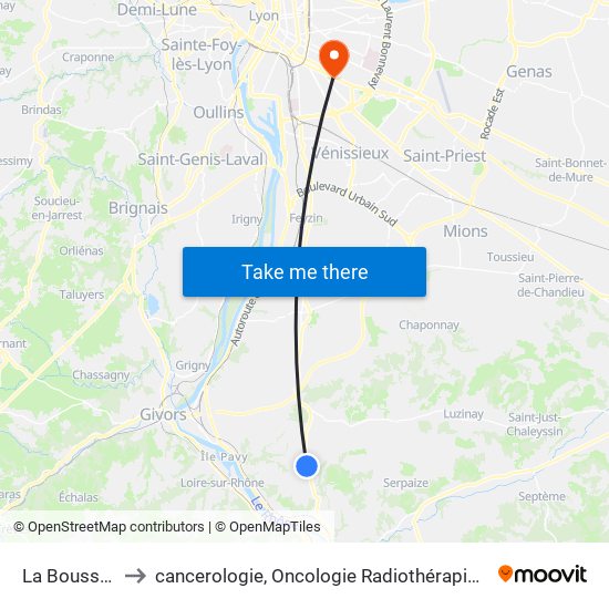 La Boussole Rn7 to cancerologie, Oncologie Radiothérapie Dr Vincent Mammar map