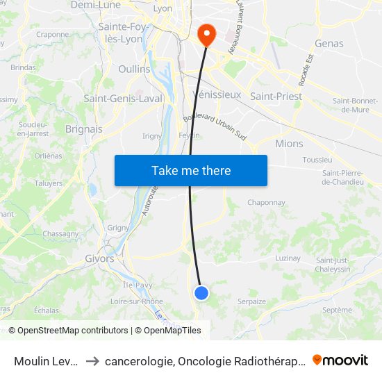Moulin Leveau / Lot to cancerologie, Oncologie Radiothérapie Dr Vincent Mammar map