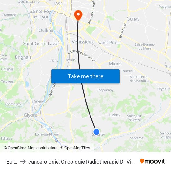 Eglise to cancerologie, Oncologie Radiothérapie Dr Vincent Mammar map