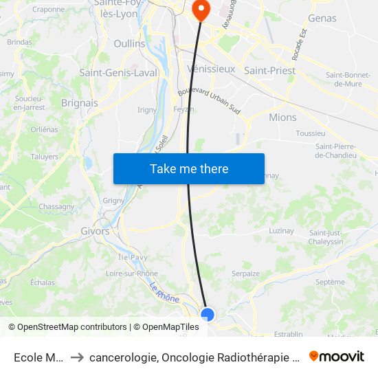 Ecole Maupas to cancerologie, Oncologie Radiothérapie Dr Vincent Mammar map